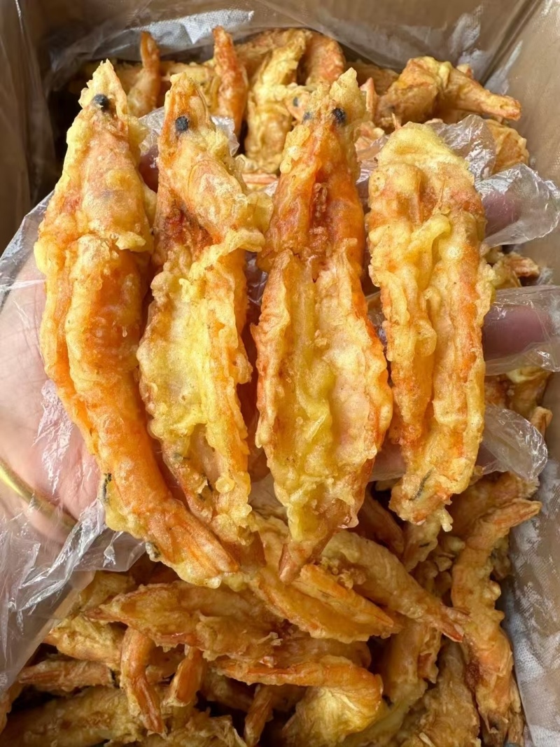 河南郑州加热菜品【软炸虾】油炸大虾/口感好/量大价优/