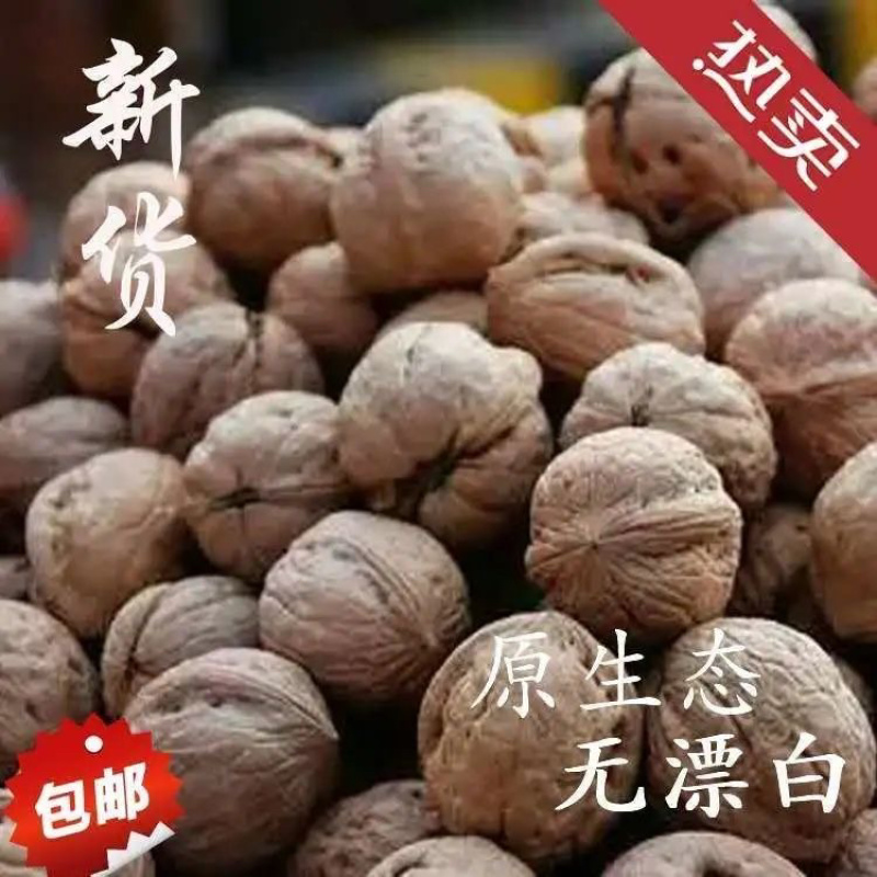 陕西秦岭核桃去皮干核桃野生山核桃陕西核桃非簿皮
