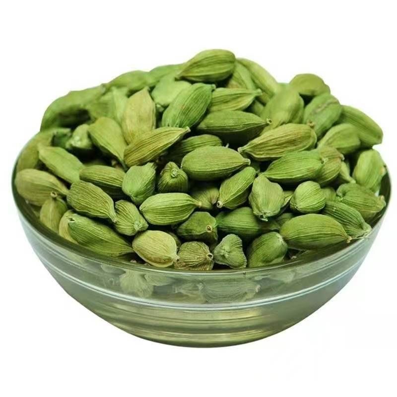 批发绿豆蔻新货500克绿扣小豆蔻绿豆寇青砂仁小豆蔻