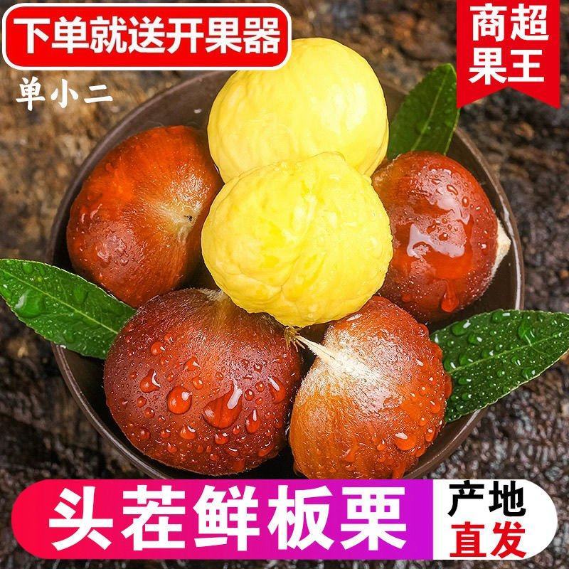 山东头茬板栗支持一件代发对接各大电商平台