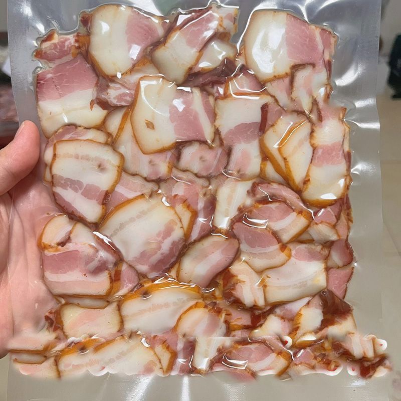 湖南切片腊肉烟熏腊肉正宗土猪腊肉切片腊肉片
