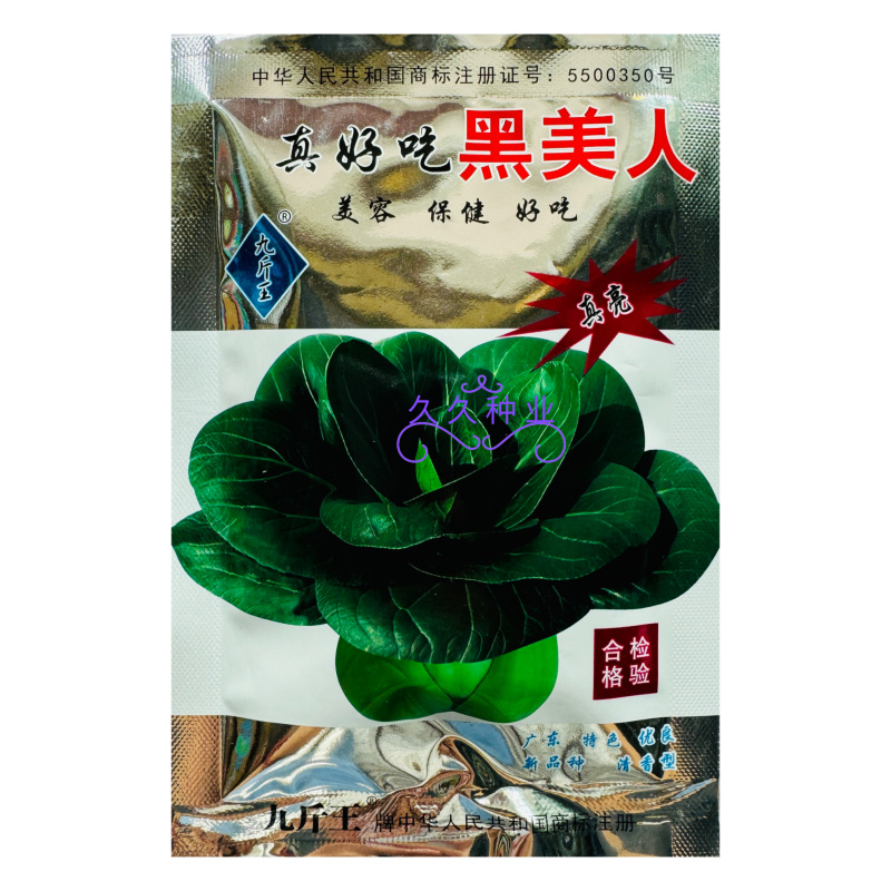 真好吃黑美人青菜种子高产耐寒青梗菜四季蔬菜种籽苏州青种孑