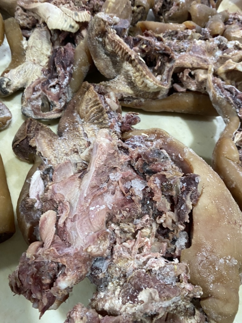 【五香牛头肉】五香牛头肉，干度高精修无油，可切块小包装。