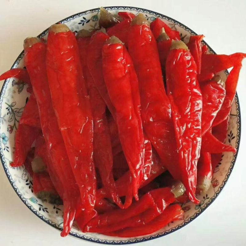 【腌辣椒】泡椒/红辣椒/津红二号/酱香浓郁腌制软皮辣椒