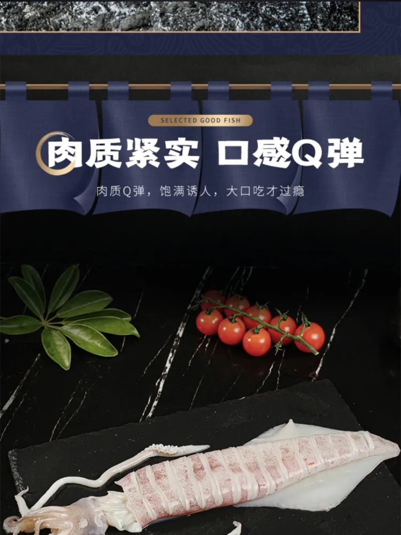 台湾海峡海钓大鱿鱼筒量大质优价格优惠欢迎各大老板采购
