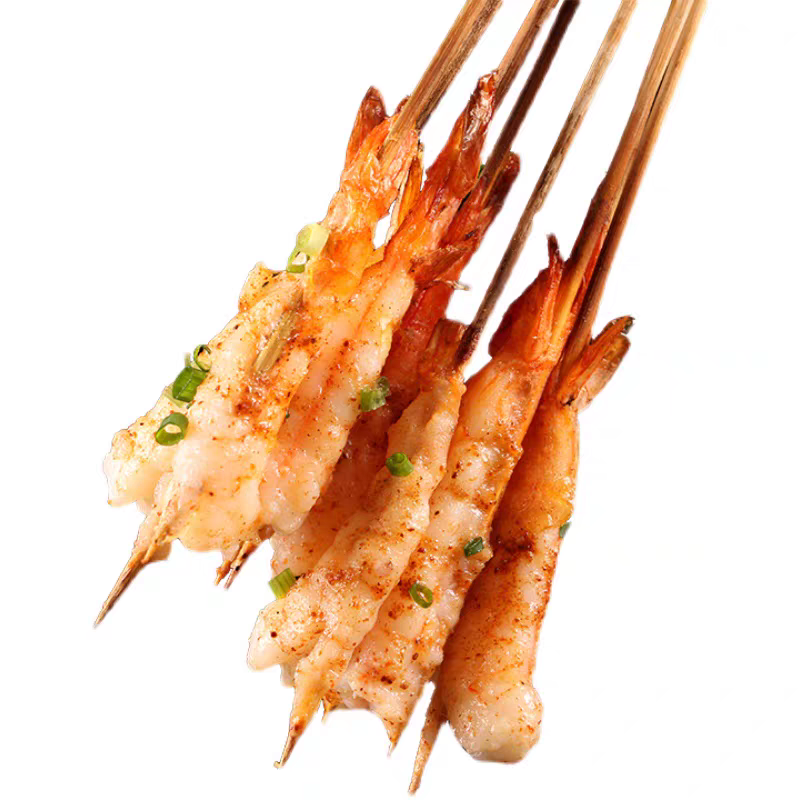 厂家直供东海烤虾串烧烤食材