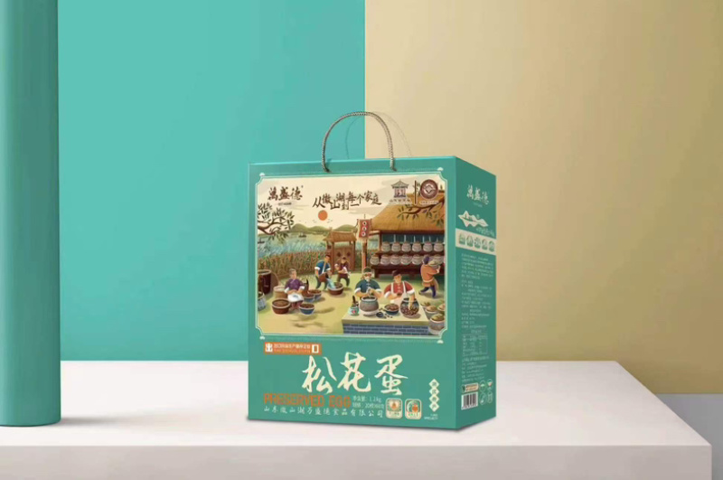 微山湖万盛德咸鸭蛋，红泥腌制，无抗养殖