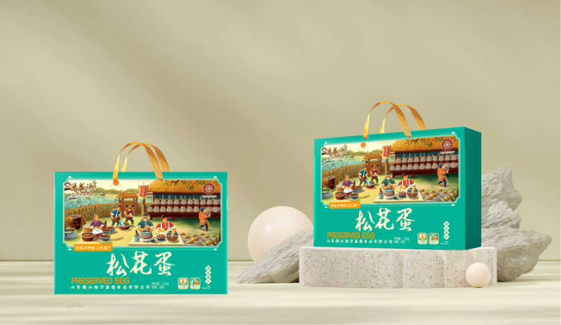 微山湖万盛德咸鸭蛋，红泥腌制，无抗养殖