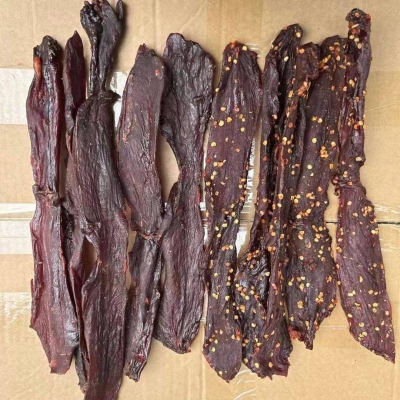 风干鸭肉五香麻辣休闲零食10斤装手撕鸭肉批发长条一整箱