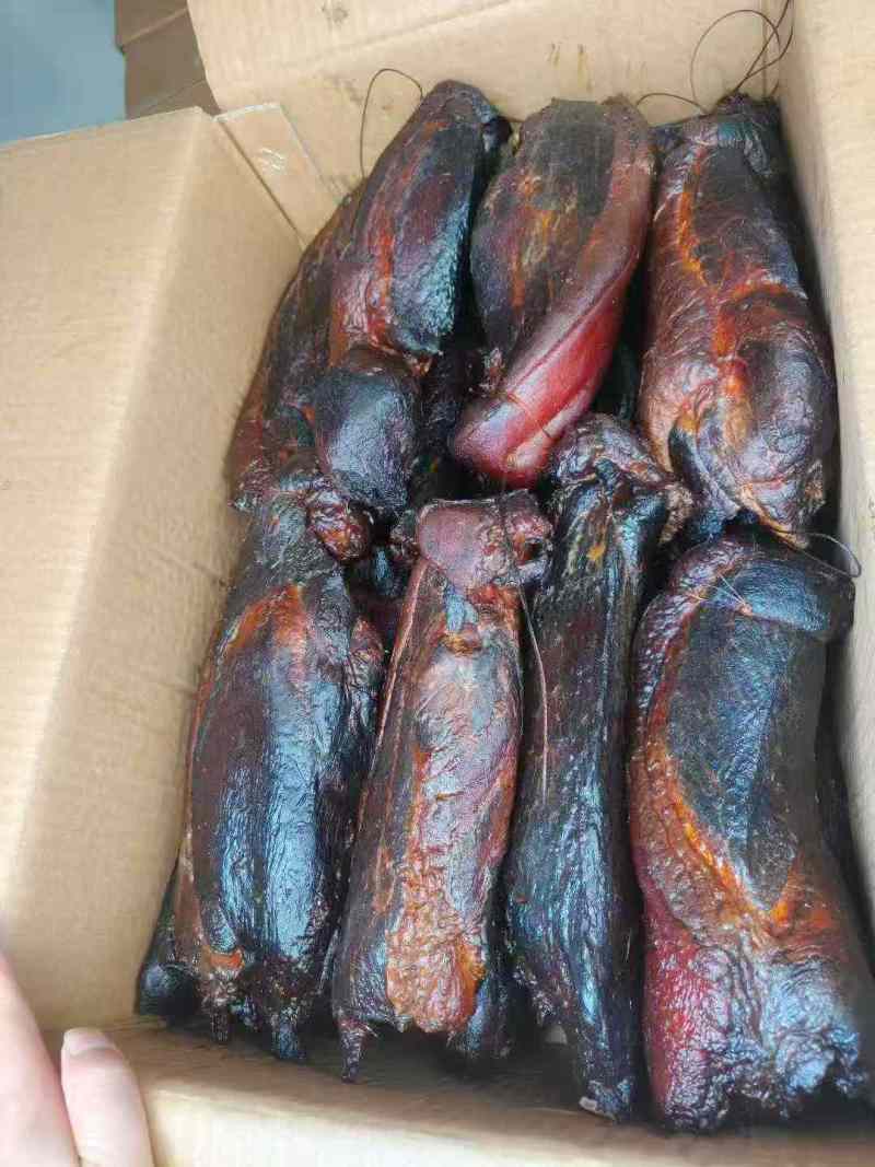 四川柴火烟熏腊肉小块二刀腊肉农家自制烟熏腊肉腊肉