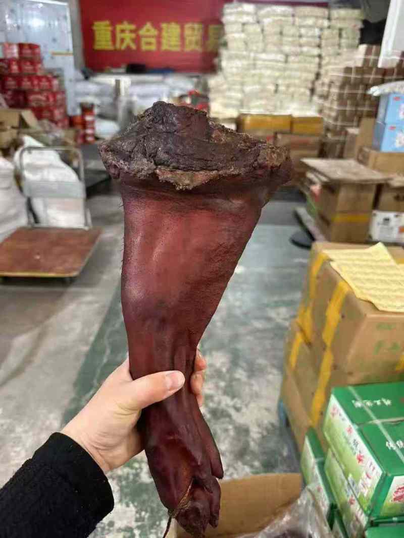 正宗重庆特产腊肉烟熏腊猪蹄农家自制柏树整只装腊猪脚四川腊