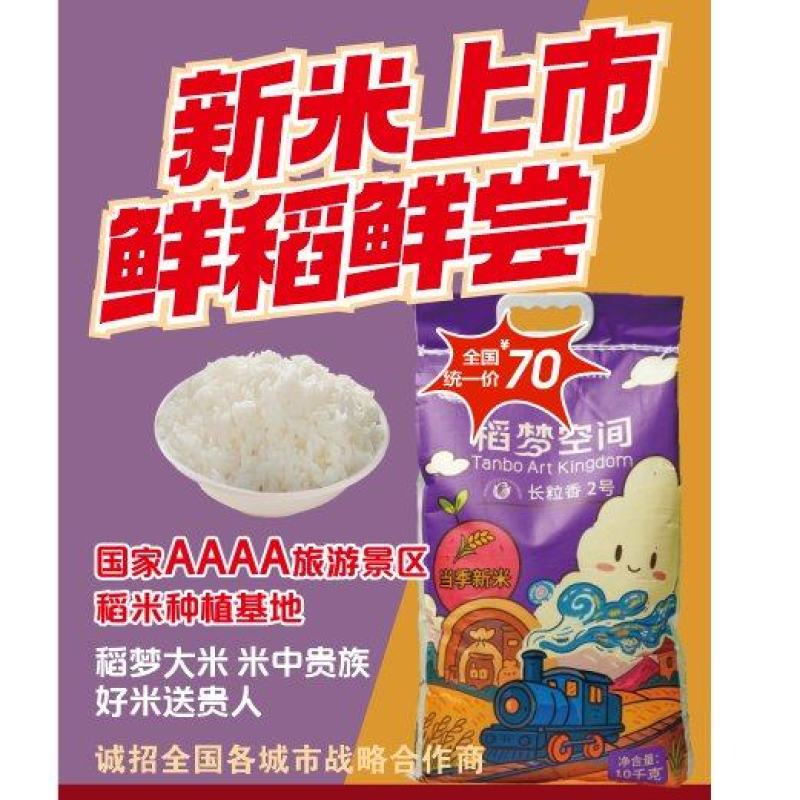 东北辽宁稻梦空间长粒香大米2号新米产地直销品质保证