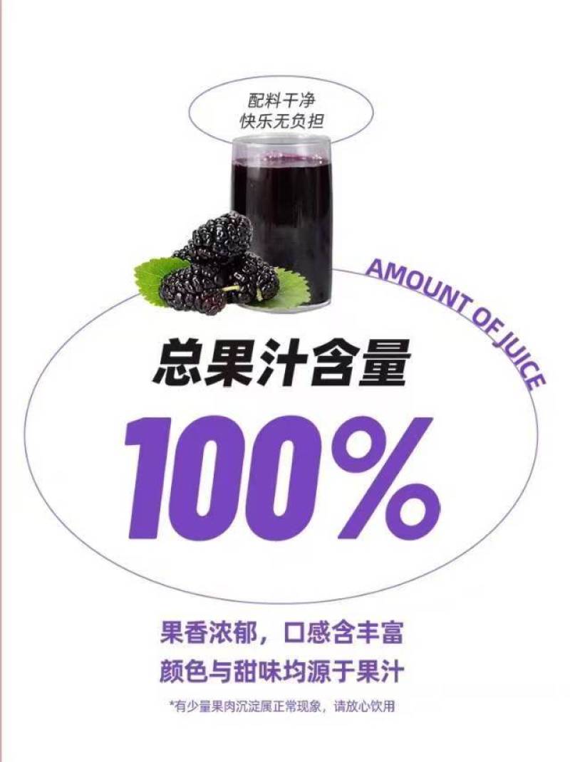 桑葚饮品，可对接市场，商超，厂家现货可视频看货