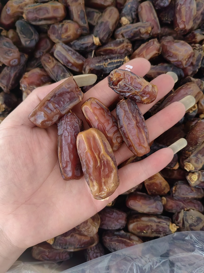 原生态沙特椰枣进口椰枣干非蜜饯自然晒干奶香味干爽批发价一