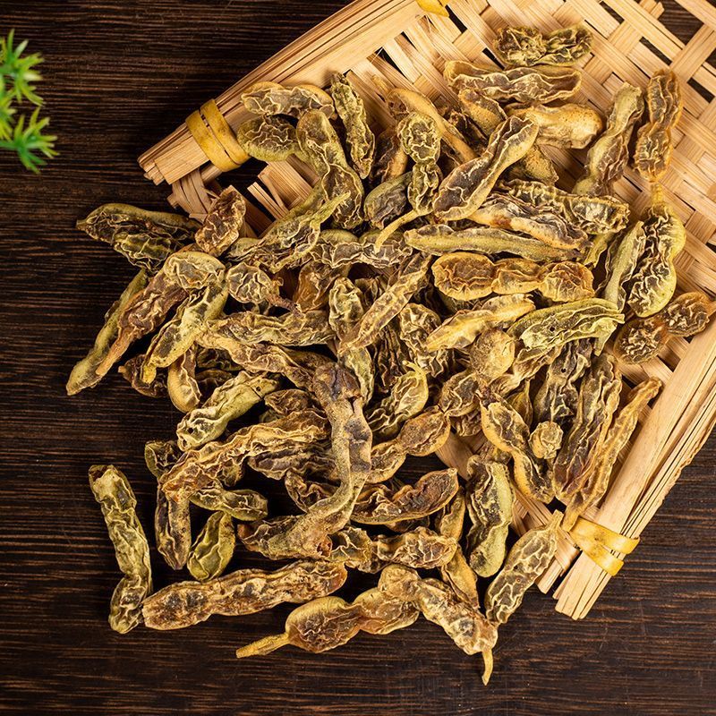 槐角中药材槐实槐豆角槐角子茶槐树角槐连豆槐树果实新鲜干货
