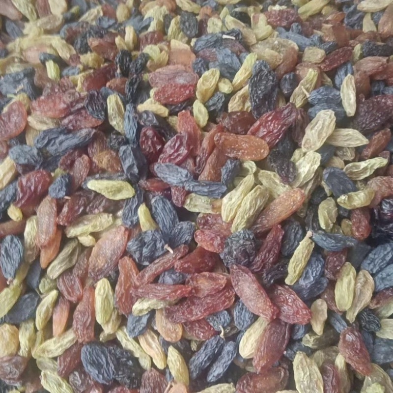 新疆多彩三色葡萄干批发特产干果新疆葡萄干