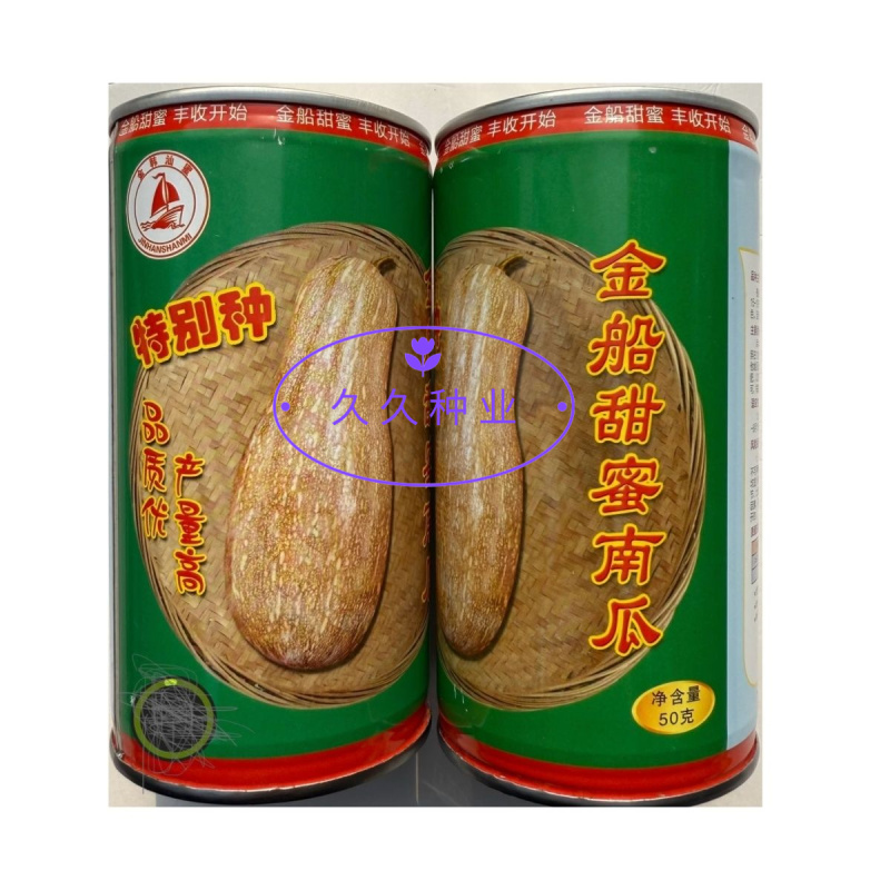 金船甜蜜南瓜种子早中熟棒锺形顶端膨大口感细腻味甜蜜本南瓜