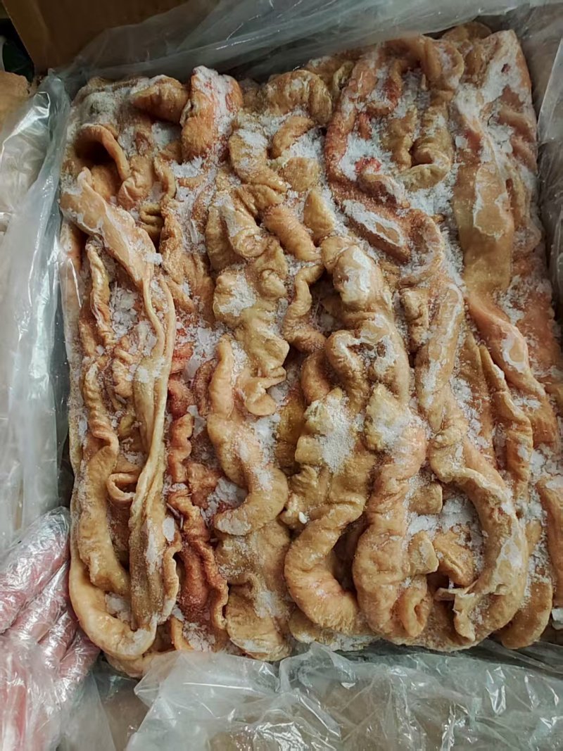 预煮纯干大肠，去皮干净，出成高，是熟食店，饭店高利润食材