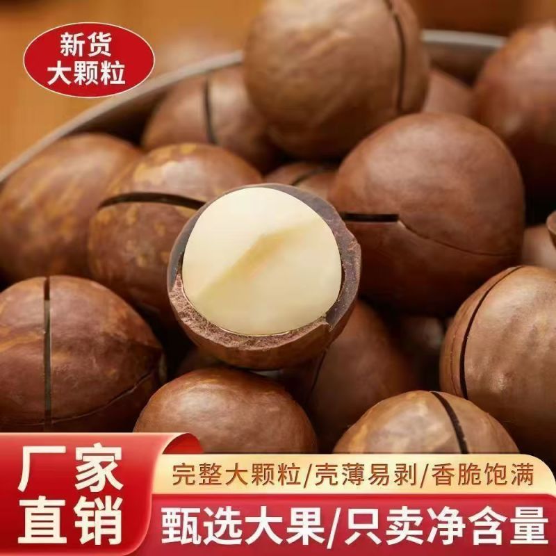 大颗粒奶油味夏威夷果坚果炒货干果年货送开口电商一件代发