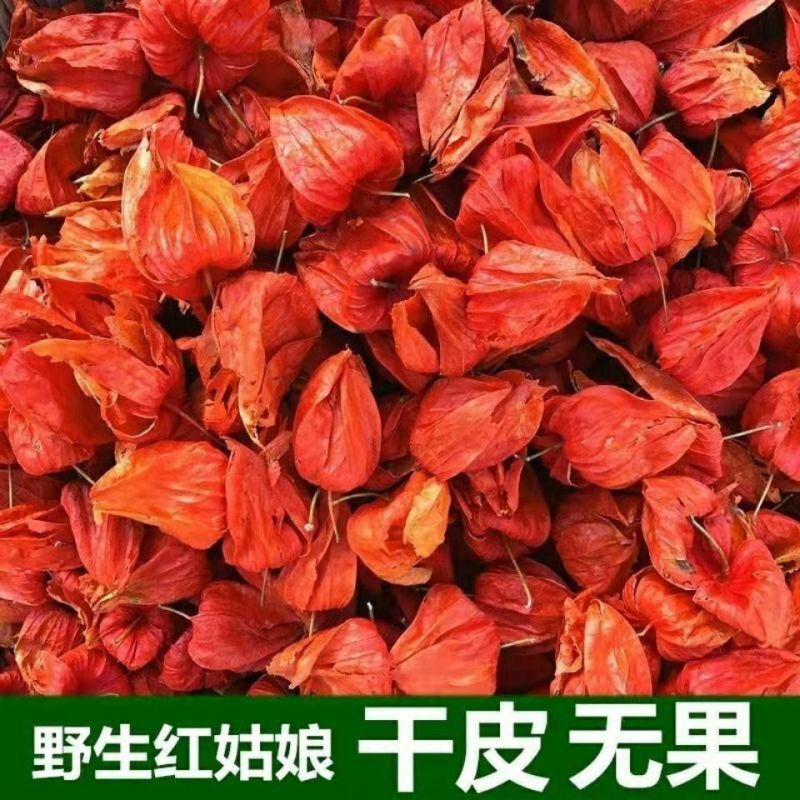锦灯笼中药灯笼花野生中药材红灯笼果苦菇金灯姑娘干皮果