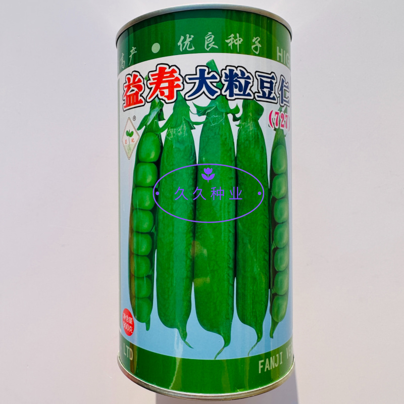 范记益寿大粒豆仁727豌豆种子大粒糖度高单荚高产