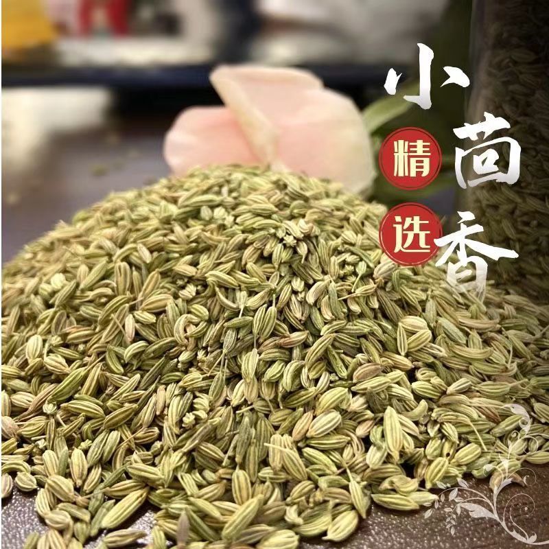 新货小茴香颗粒调药用小茴香中药材调料种籽