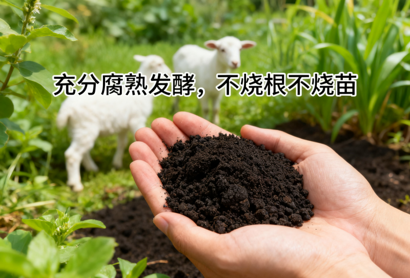 发酵腐熟羊粪有机肥/底肥肥料/瓜果蔬菜花卉药材大田作物