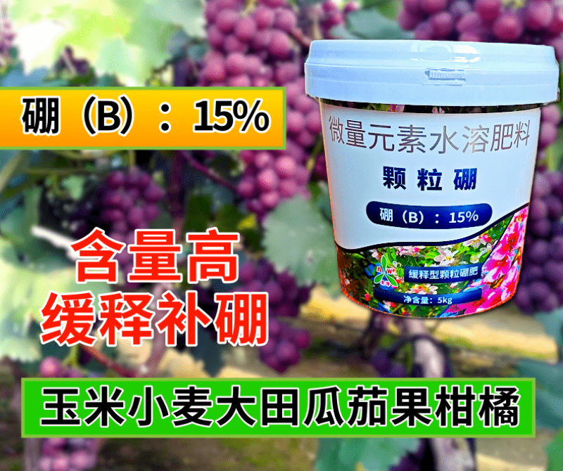 奥丰颗粒硼小投入增产肥提高授粉坐果率底肥追肥撒施提产量