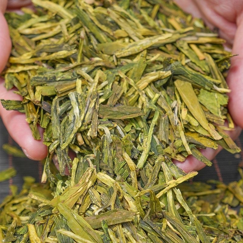 浙江龙井茶2025新茶绿黄版豆香型浓郁龙井绿茶大量批发