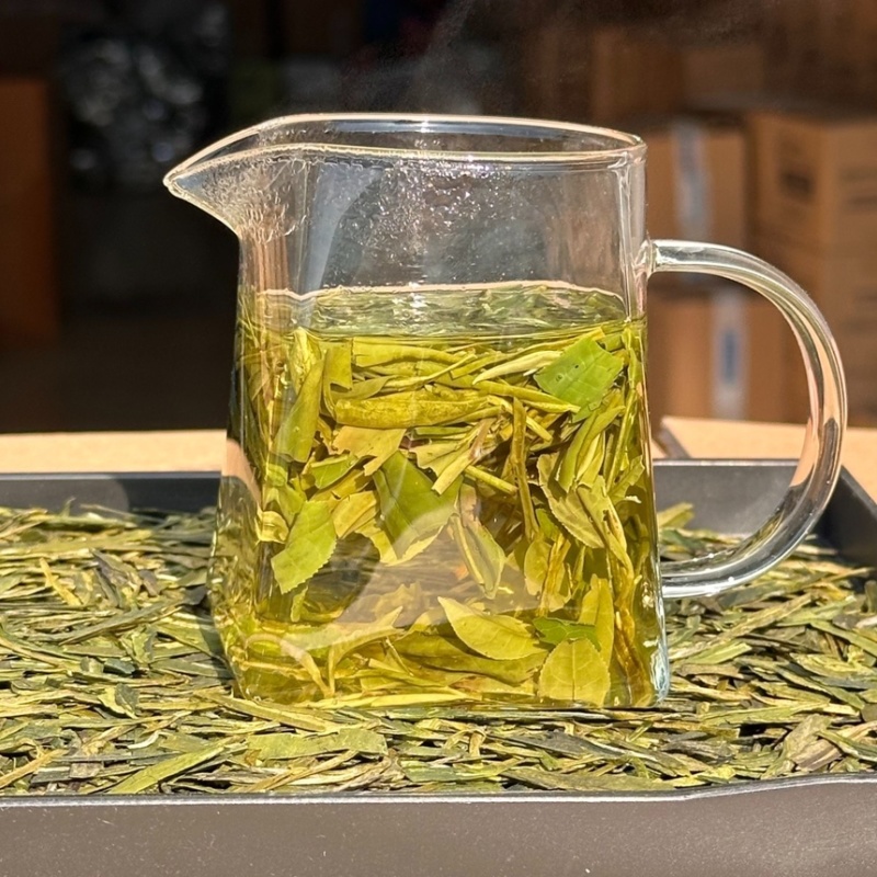 浙江龙井茶2025新茶绿黄版豆香型浓郁龙井绿茶大量批发