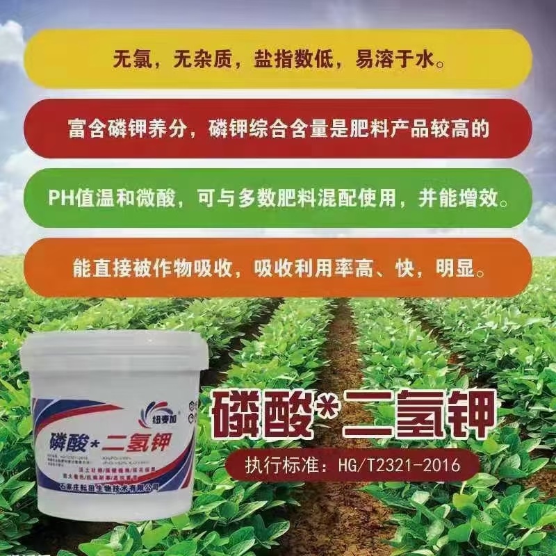 磷酸二氢钾叶面肥闪溶膨化控旺促花促进花芽分化膨果