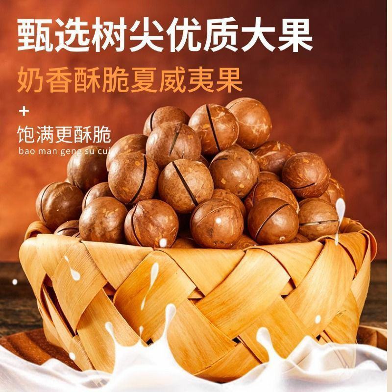 夏威夷果新货送开果器个大薄皮烘焙大果商用电商一件代发