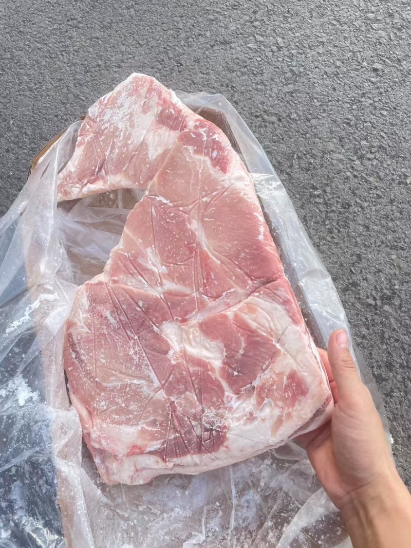 肥猪带皮前上肉，3-5片