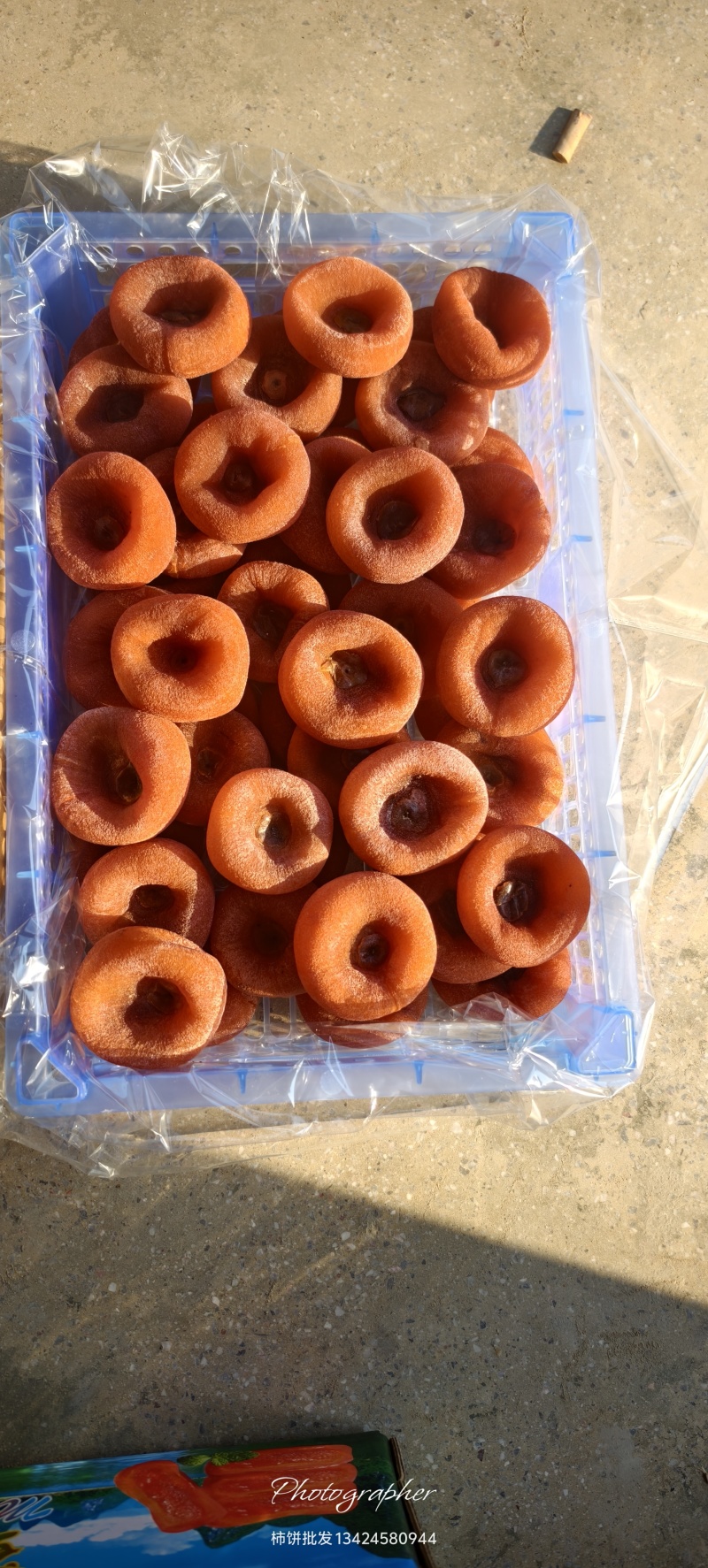 广西平乐柿饼圆饼框装市场档口电商可走整车