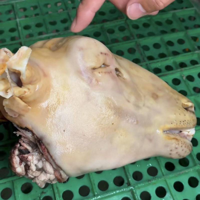 内蒙鲜羊头，火烧羊头，去皮羊头，个位数一个