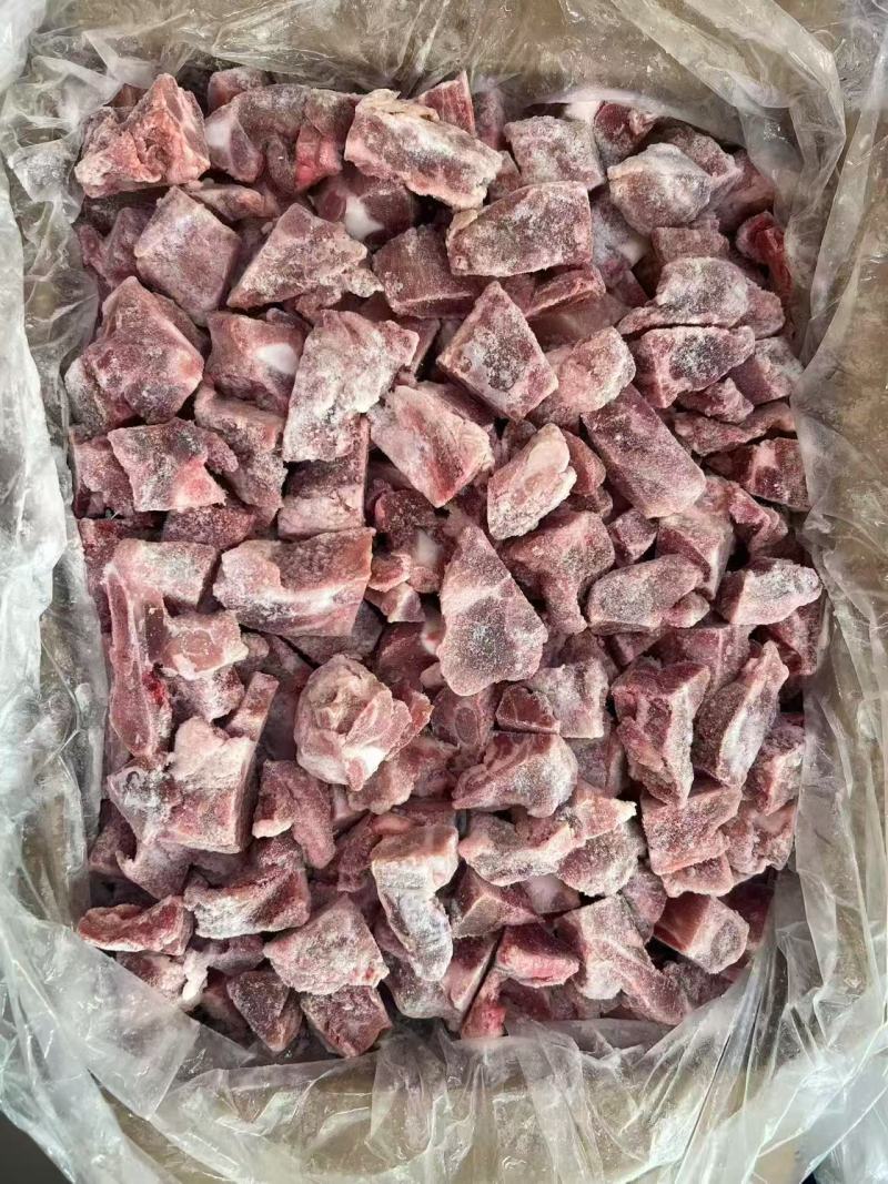 排骨粒原料就是前排切的有50吨10kg新日期