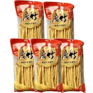 无盐长条腐竹正宗手工凉拌，涮锅，热炒非转基因大豆制作