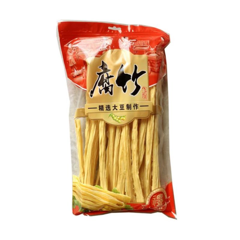 无盐长条腐竹正宗手工凉拌，涮锅，热炒非转基因大豆制作