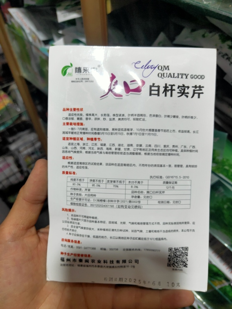 芹菜种子白杆实芹种子嫩脆耐热耐寒盆栽春秋蔬菜种子