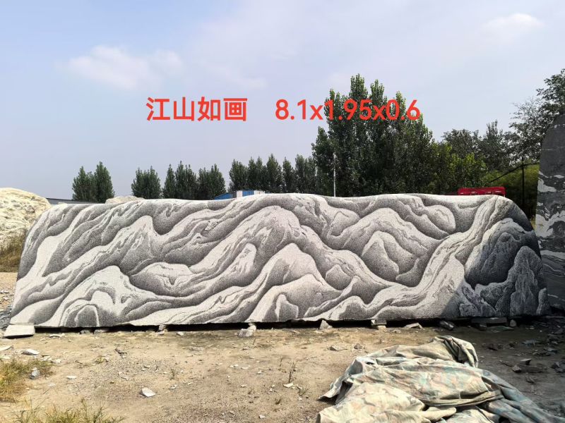 现代刻字景观石企业公园学校大型门牌景观石