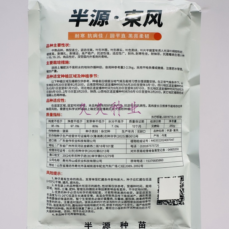 半源东风进口菠菜种子早熟杂交菠菜叶色黑绿抗病性强春秋