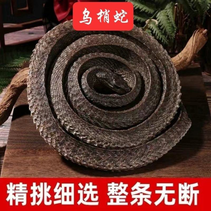 正品乌俏蛇整条乌俏蛇干乌俏蛇段泡酒包邮打粉