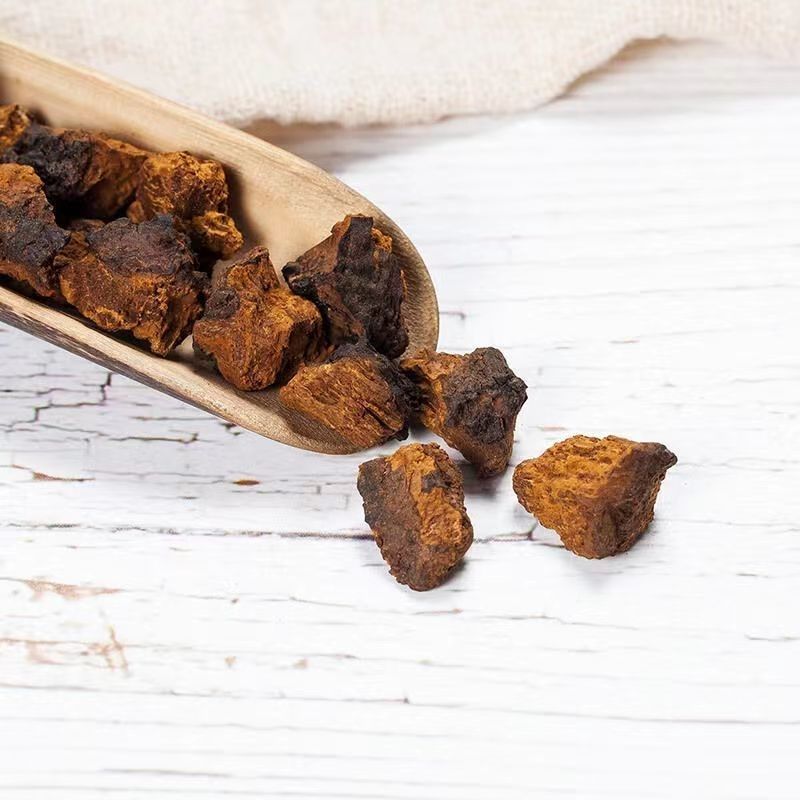 正宗桦树茸白桦茸非野生桦褐孔菌黑金天然胰岛素颗粒纯黑金包