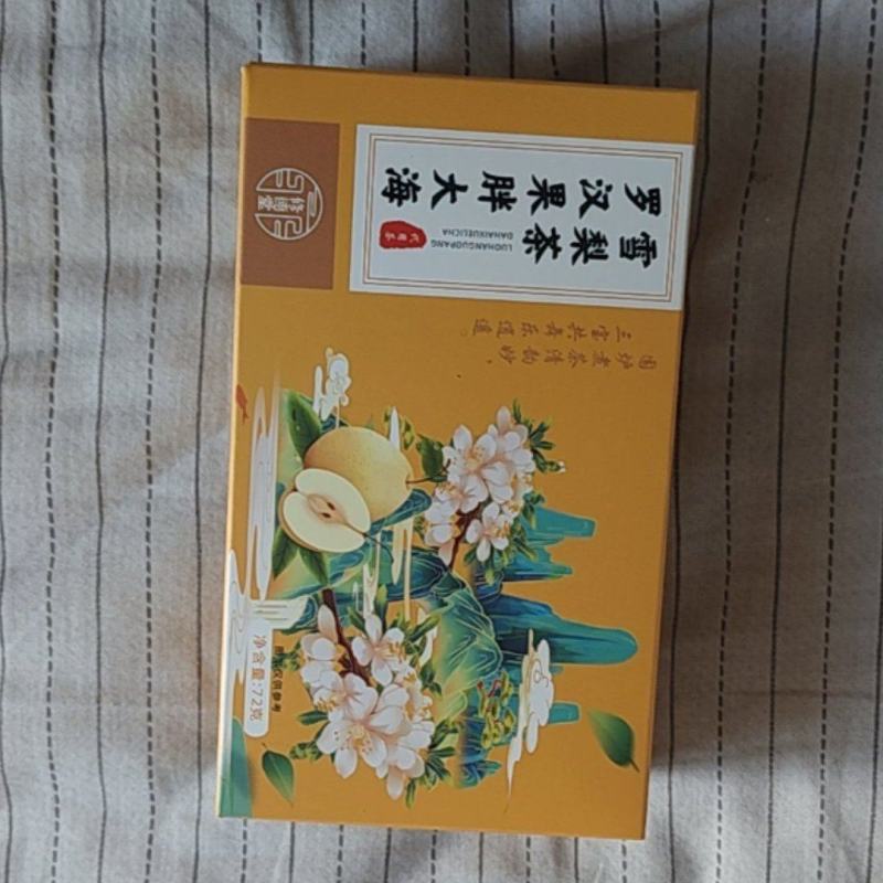 罗汉果胖大海雪梨茶，一盒72克