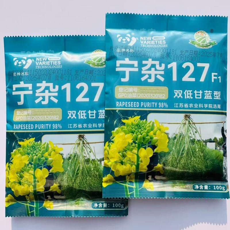 宁杂127油菜种子两系杂交甘蓝型油菜籽种籽高产抗病耐寒秋