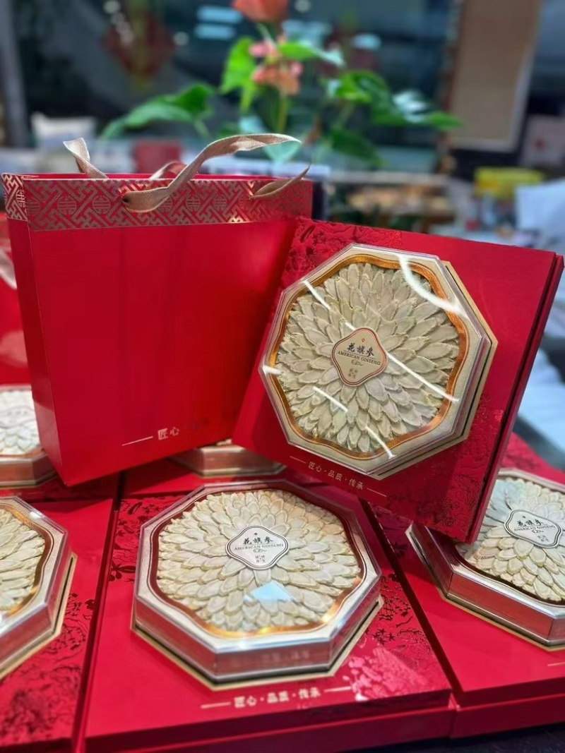 花旗参礼盒包装产地直销，一手货源，品质，保证全国发货