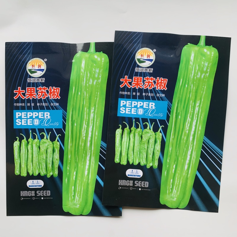 恒润大果苏椒种子早熟微辣薄皮椒种子皮薄肉脆抗性强产量高