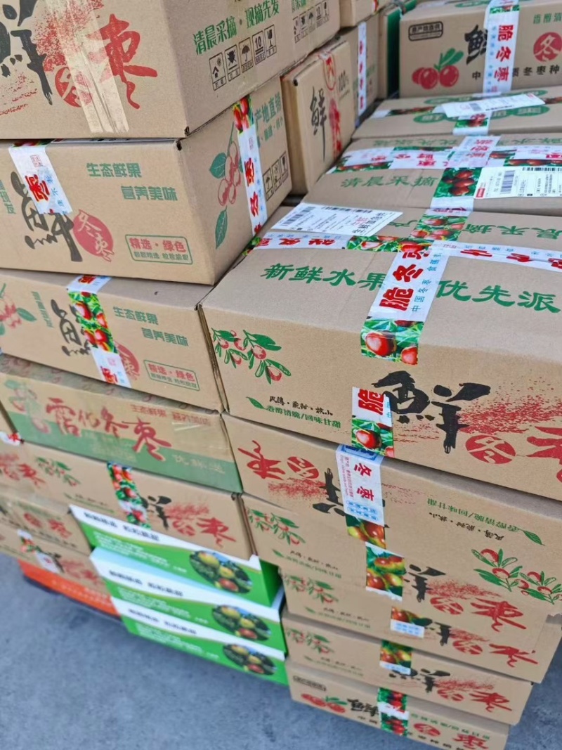 沾化冬枣一件代发，大果5斤装，包邮