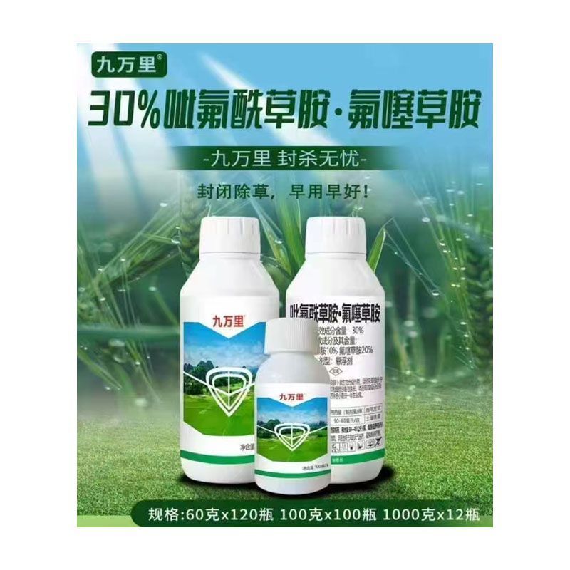 多花黑麦草-吡氟酰草胺.氟噻草胺，苗前封闭除草剂