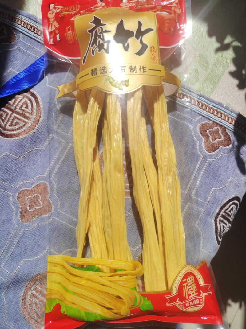 【劲道腐竹】手工头层腐竹袋装干货菜类东北黄豆凉拌菜涮火锅